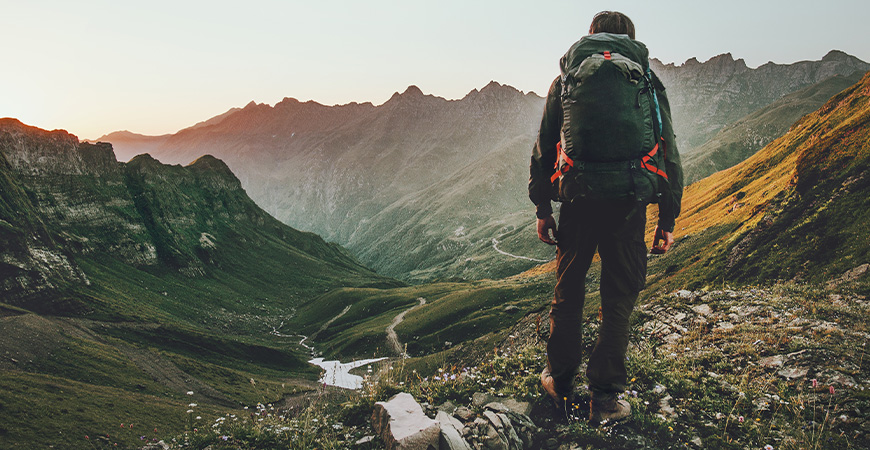 Mountain trails in Brasov